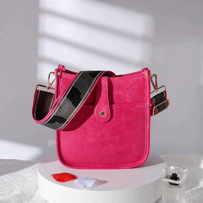 Chic Vegan Leather Crossbody Messenger Bag - Fasify